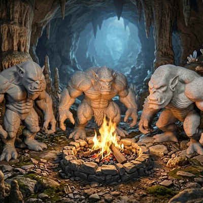 Quái vật Troll Khổng lồ Thịnh nộ – Mô hình Cơ bắp Đồ sộ