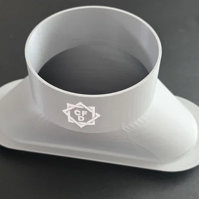 Đầu chuyển đổi ống dẫn cho bộ thông gió cửa sổ máy lạnh di động (4 inch - 101mm)