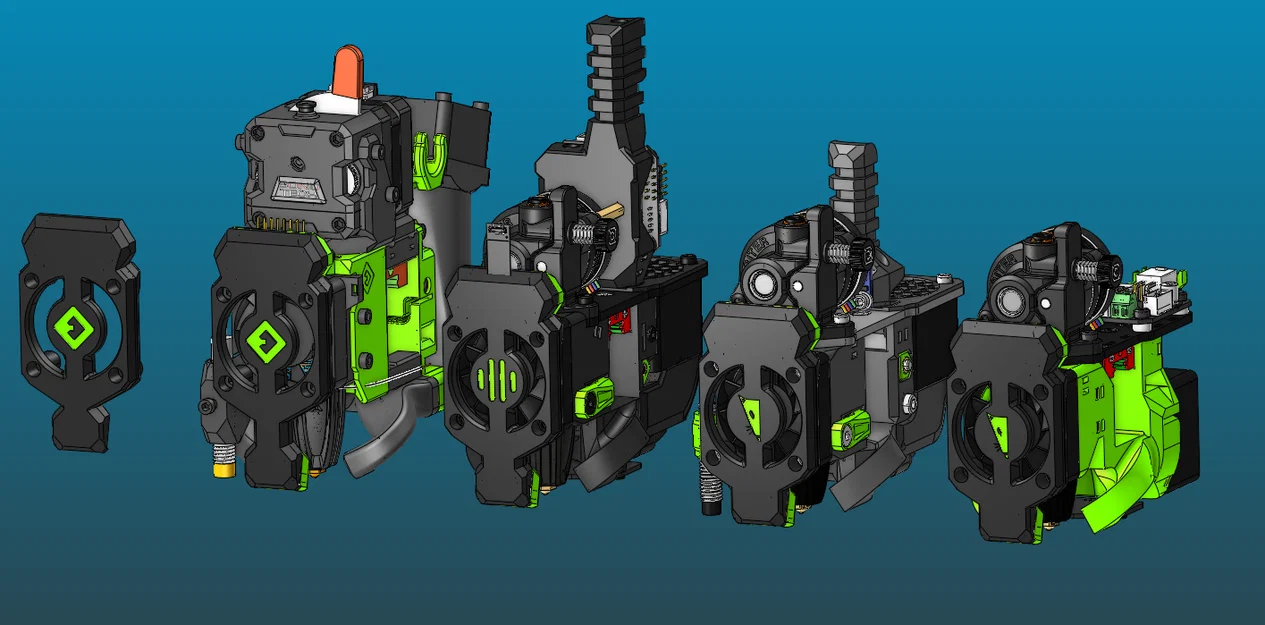 Bộ giá đỡ 3DO nozzle cam V2 cho đầu in Ratrig VC4, VC3.1 và EVA 3 - Image 1