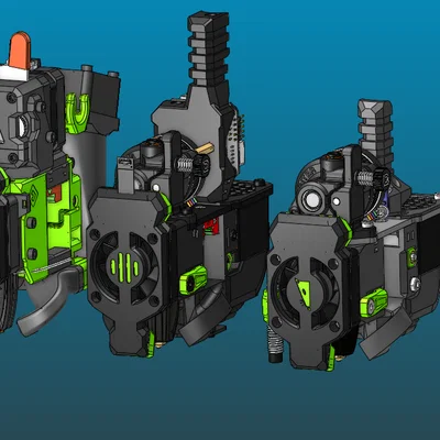 Bộ giá đỡ 3DO nozzle cam V2 cho đầu in Ratrig VC4, VC3.1 và EVA 3