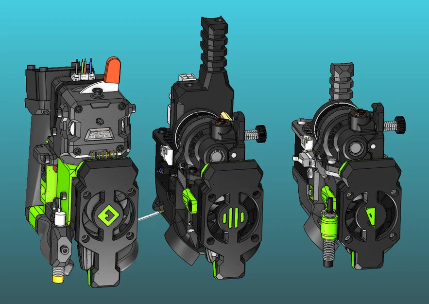 Bộ giá đỡ 3DO nozzle cam V2 cho đầu in Ratrig VC4, VC3.1 và EVA 3 - Image 2