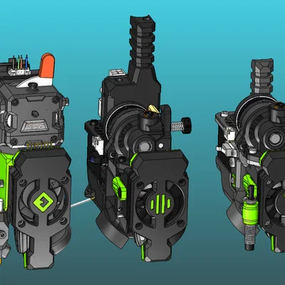 Bộ giá đỡ 3DO nozzle cam V2 cho đầu in Ratrig VC4, VC3.1 và EVA 3