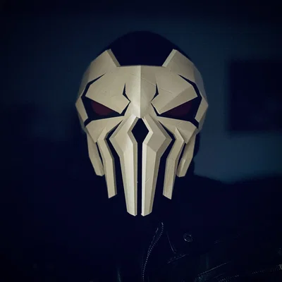 Mặt nạ Punisher 2099 Marvel Rivals ấn tượng cho Cosplay