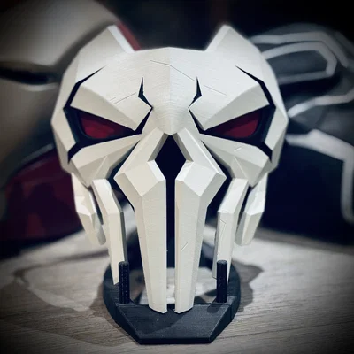 Mặt nạ Punisher 2099 Marvel Rivals ấn tượng cho Cosplay