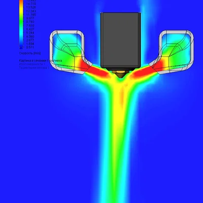 Ống dẫn gió Air Duct tối ưu làm mát cho máy in 3D Kobra 3