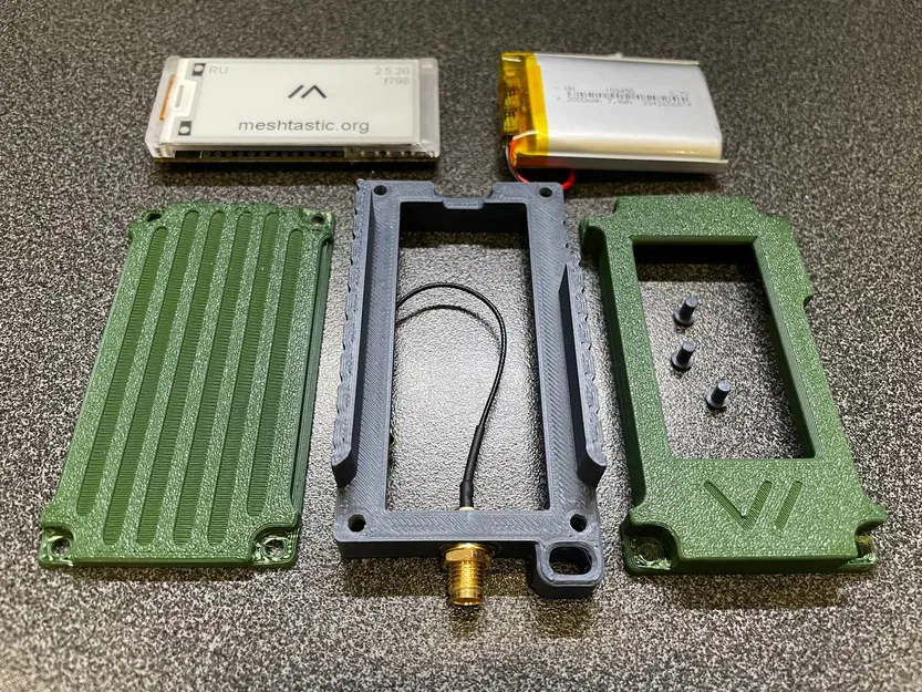 Vỏ 3D bảo vệ Heltec Vision Master E213 cho dự án Meshtastic - Image 3