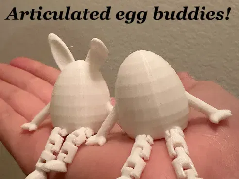 Mô hình Trứng Bạn Bè Khớp Nối (Articulated Egg Buddy!) - Image 1