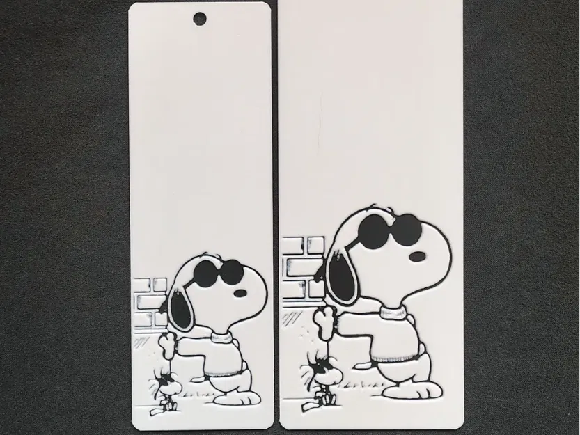 Bookmark hình Snoopy (HueForge) - Image 1