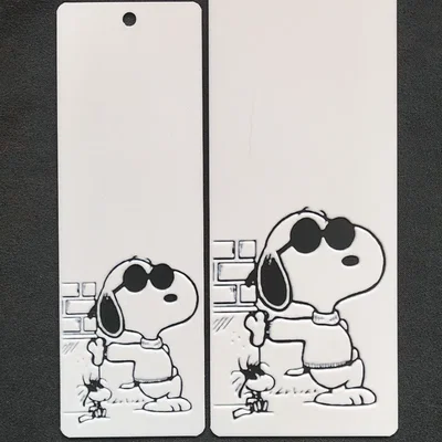 Bookmark hình Snoopy (HueForge)