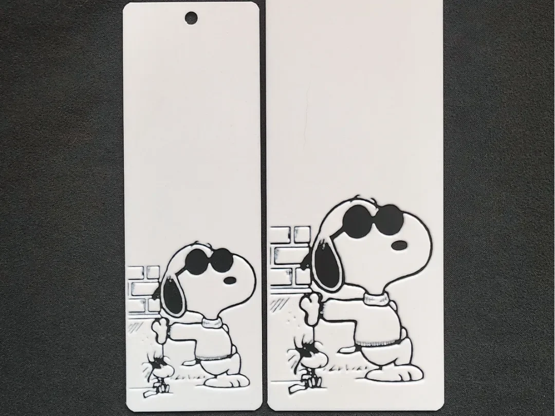 Bookmark hình Snoopy (HueForge) 1