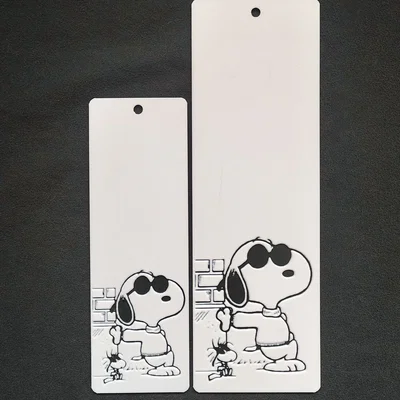 Bookmark hình Snoopy (HueForge)
