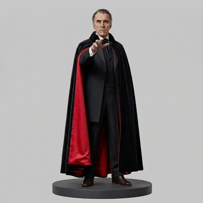 Mô hình 3D Christopher Lee trong vai Dracula - File in chất lượng cao