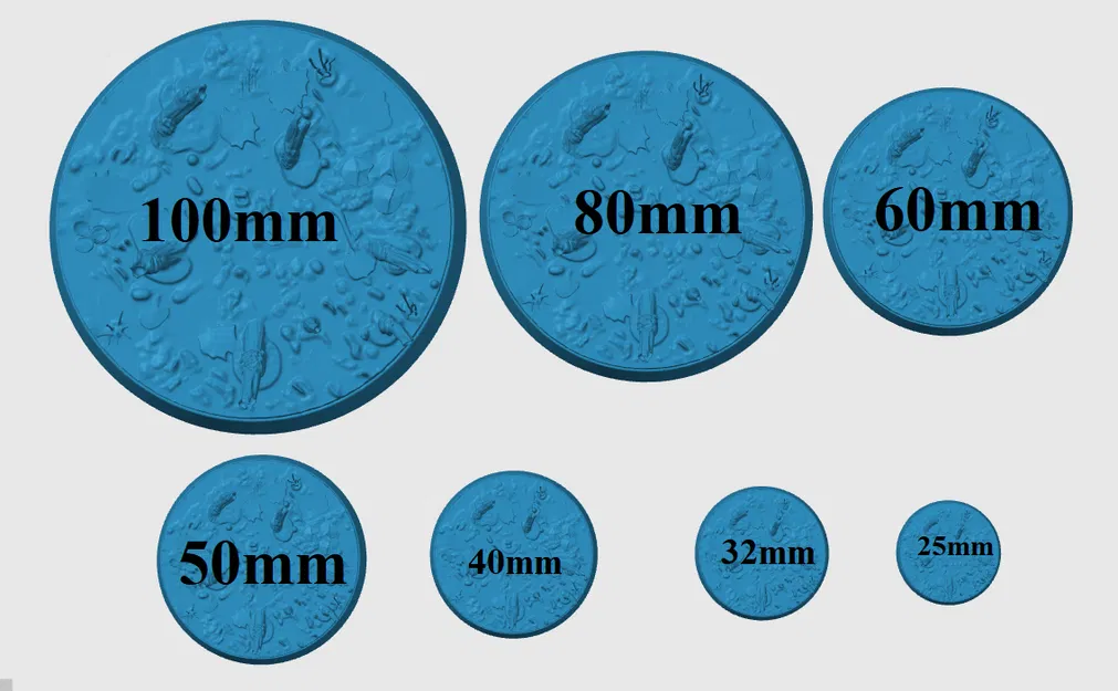 Bộ đế mô hình chủ đề đầm lầy (Swampy Miniature Base) - Image 2