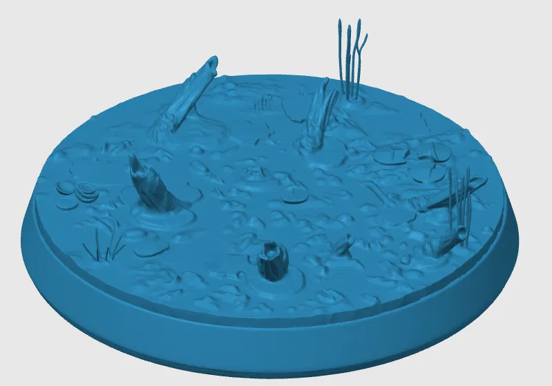 Bộ đế mô hình chủ đề đầm lầy (Swampy Miniature Base) - Image 4