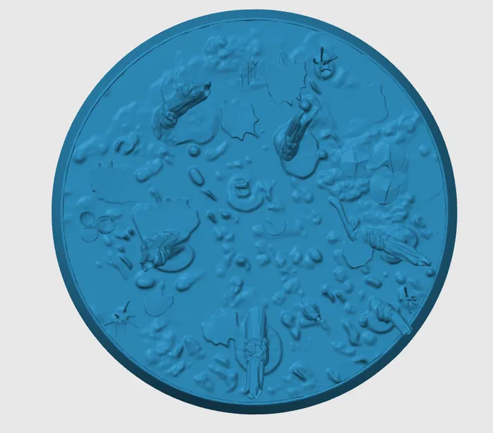 Bộ đế mô hình chủ đề đầm lầy (Swampy Miniature Base) - Image 5