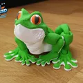Chú Ếch Cây Khớp Nối (Articulated Tree Frog) - Mô hình in 3D không cần support - Thumbnail 1
