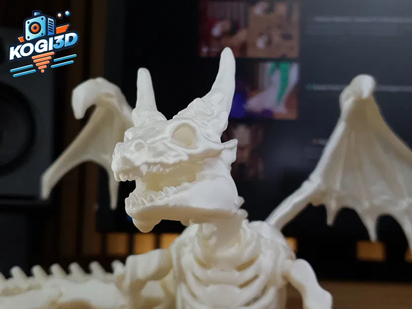 Articulated Bone Dragon – Mô hình Rồng Xương lắp ráp 3D - Image 2