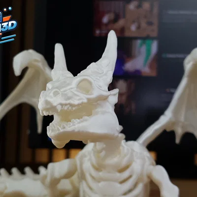 Articulated Bone Dragon – Mô hình Rồng Xương lắp ráp 3D