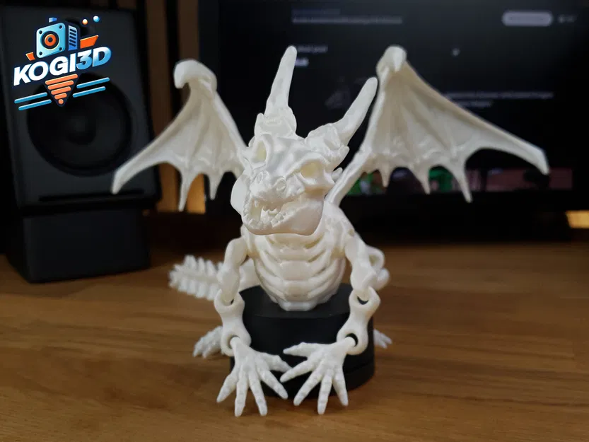 Articulated Bone Dragon – Mô hình Rồng Xương lắp ráp 3D - Image 5