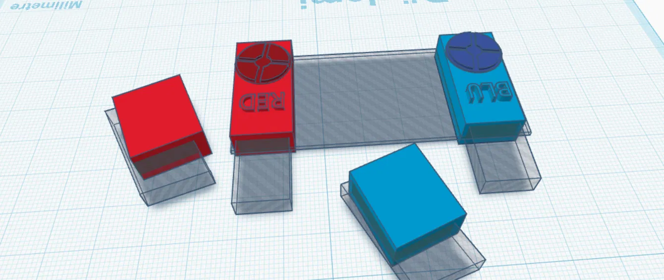 Nắp đậy USB TF2 (RED & BLU) cực chất cho game thủ - Image 1