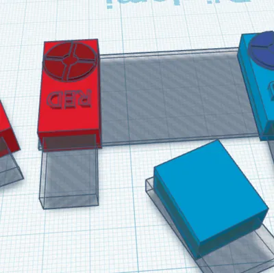 Nắp đậy USB TF2 (RED & BLU) cực chất cho game thủ