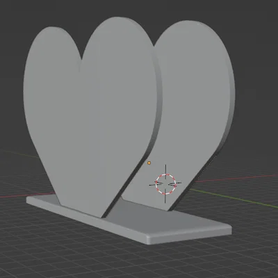 Giá Đỡ Khăn Giấy Hình Trái Tim - Mẫu In 3D Trang Trí Nhà Cửa