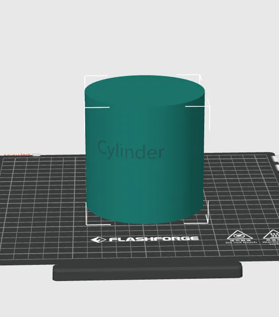 Mô hình khối trụ 3D Cylinder cơ bản (Cylinder) - Image 1