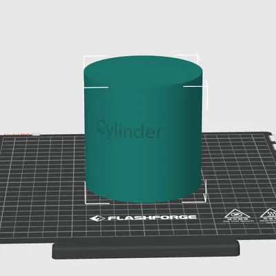 Mô hình khối trụ 3D Cylinder cơ bản (Cylinder)