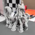 Mô hình điêu khắc cáo nhảy 3D (Leaping Fox Sculpture) đẹp mắt - Thumbnail 6