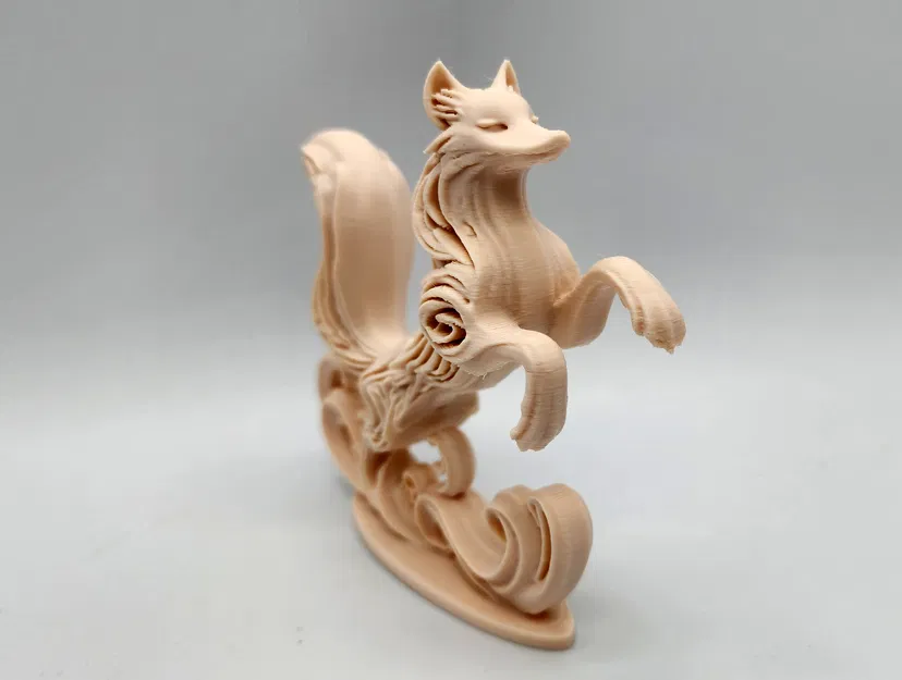 Mô hình điêu khắc cáo nhảy 3D (Leaping Fox Sculpture) đẹp mắt - Image 8