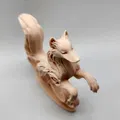 Mô hình điêu khắc cáo nhảy 3D (Leaping Fox Sculpture) đẹp mắt - Thumbnail 9