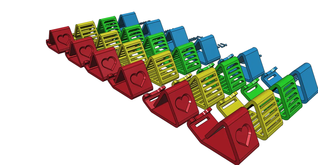 Giá đỡ điện thoại 3D đa năng, nhiều kích thước, in không cần support - Image 9