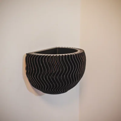 Chậu cây treo tường (Hanging Wall-Mounted Planter) - Thiết kế in 2 phần