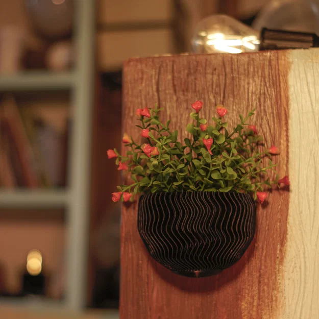 Chậu cây treo tường (Hanging Wall-Mounted Planter) - Thiết kế in 2 phần - Image 8