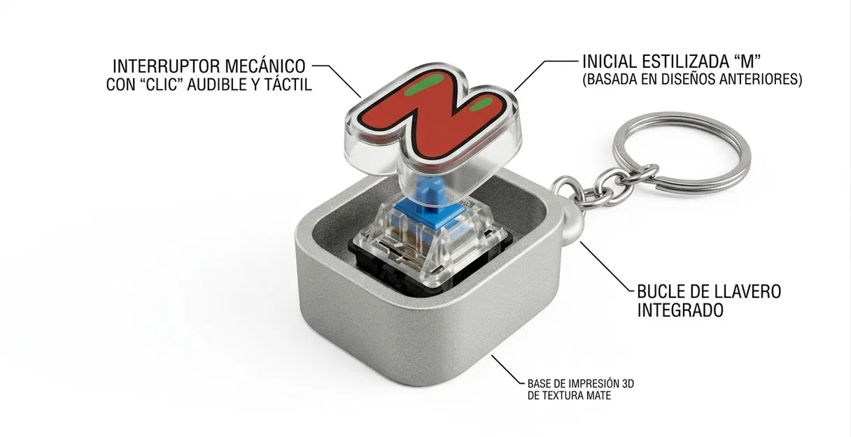 Móc khóa bảng chữ cái "Click" – Bộ đầy đủ, 4 màu sắc - Image 5