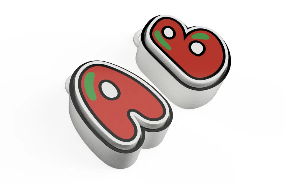 Móc khóa bảng chữ cái "Click" – Bộ đầy đủ, 4 màu sắc - Image 6