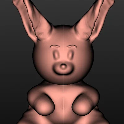 Mô hình chú thỏ đáng yêu Coniglietto in 3D