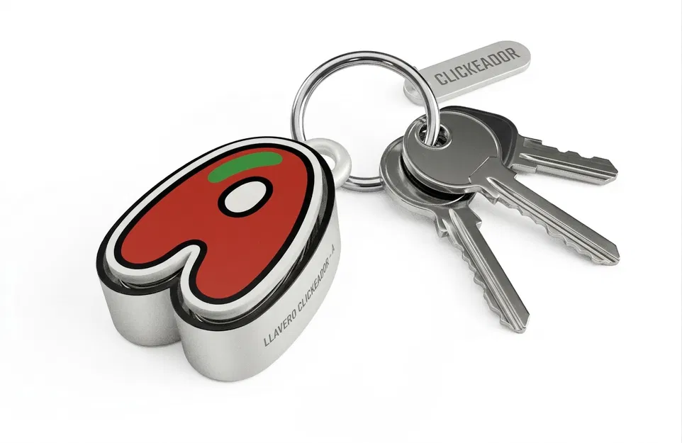 Móc khóa bảng chữ cái "Click" – Bộ đầy đủ, 4 màu sắc - Image 9