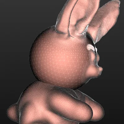 Mô hình chú thỏ đáng yêu Coniglietto in 3D