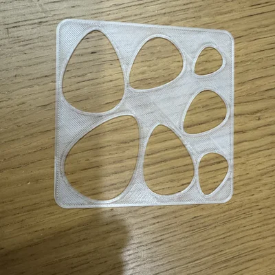 Khuôn vẽ hình trứng 3D tiện lợi cho trang trí thủ công