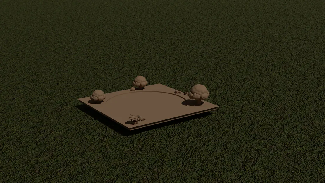 Mô hình ô địa hình Game Tile trang trí sa bàn cực đẹp - Image 1