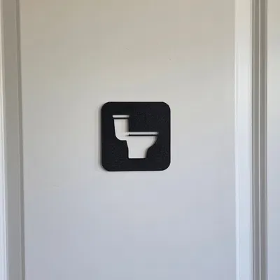 Bộ Bảng Hiệu Dán Cửa Phong Cách Tối Giản