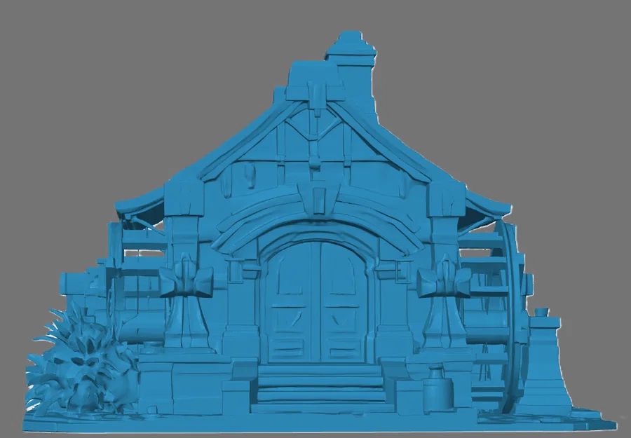 Mô hình tiểu cảnh Thị trấn Cối xay của Người lùn - Image 1