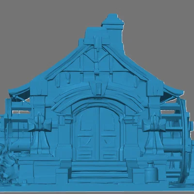 Mô hình tiểu cảnh Thị trấn Cối xay của Người lùn