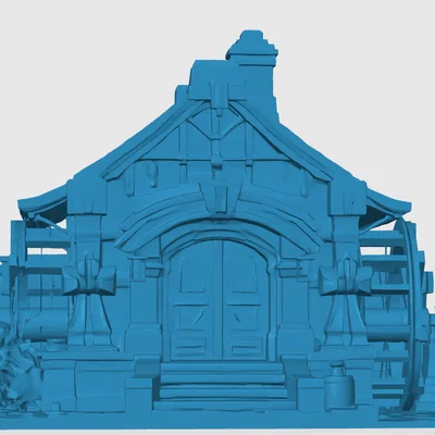 Mô hình tiểu cảnh Thị trấn Cối xay của Người lùn