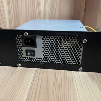 Mặt nạ gắn nguồn ATX vào tủ Rack 10 inch - Thiết kế tối ưu