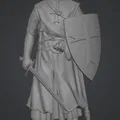 Mô hình 3D Hiệp sĩ Saint John (Knight Hospitaller) cực chi tiết - Thumbnail 1