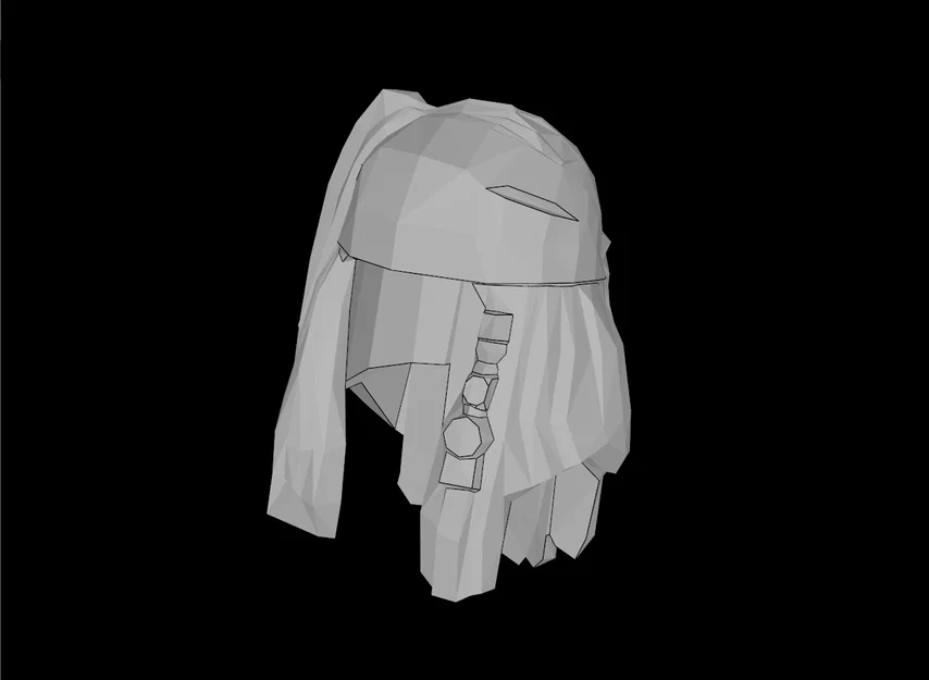 Tóc Dreadlocks kèm hạt cho Minifig tương thích LEGO (File in 3D) - Image 1