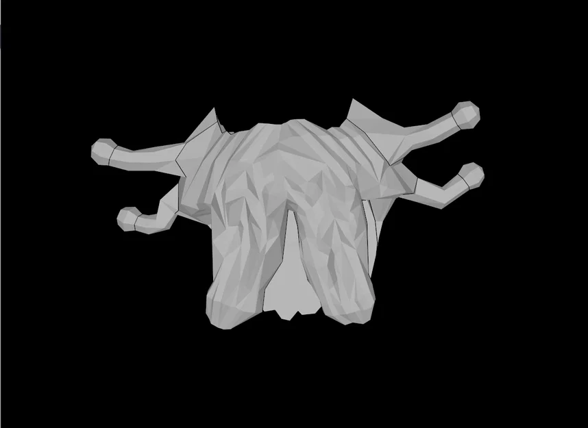 Phụ kiện râu tết bím 4 đầu cho minifig tương thích LEGO - Image 1