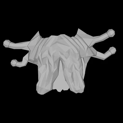 Phụ kiện râu tết bím 4 đầu cho minifig tương thích LEGO